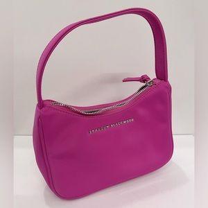 Brandon Blackwood Nylon Fuchsia Purse